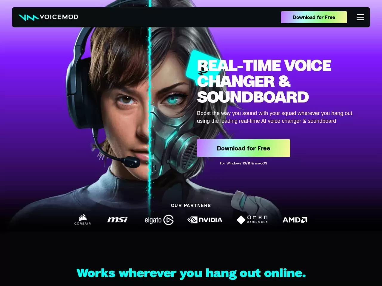 Voicemod-Voicemod是一款有趣且易于使用的音频处理软件