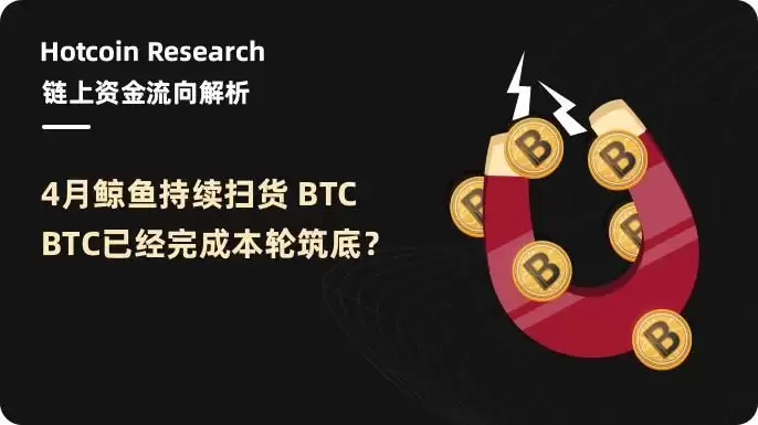 链上资金流向解析:4月鲸鱼持续扫货BTC,BTC已经完成本轮筑底？