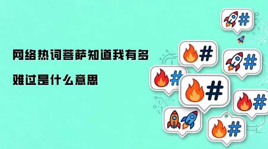 网络热词菩萨知道我有多难过是什么意思