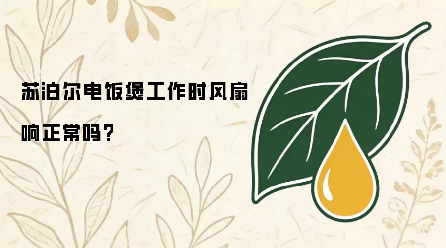 苏泊尔电饭煲工作时风扇响正常吗？