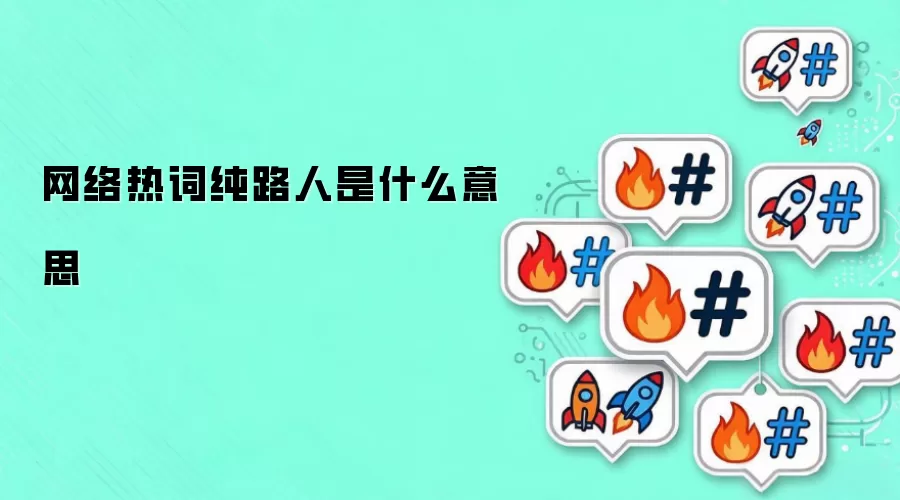 网络热词纯路人是什么意思