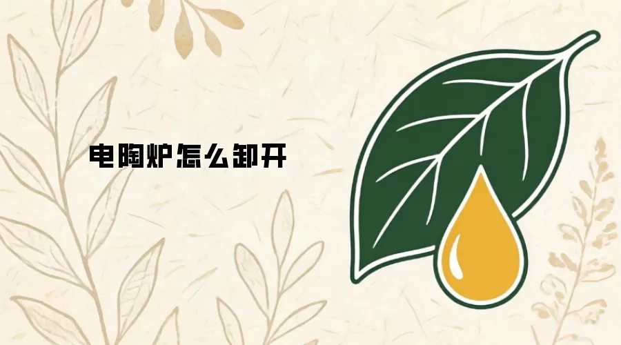 电陶炉怎么卸开