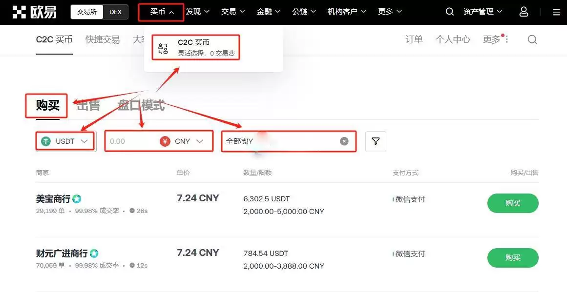 C2C买钱SDT操作