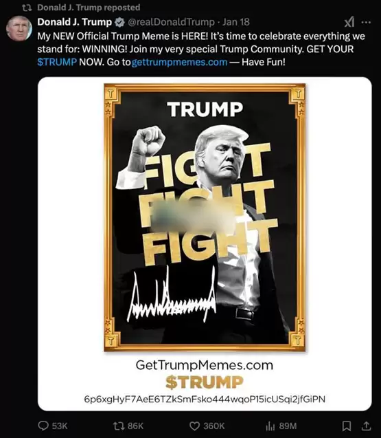 特朗普邀功比特币连创新高皆因特朗普效应!比特币杂志开喷TRUMP币