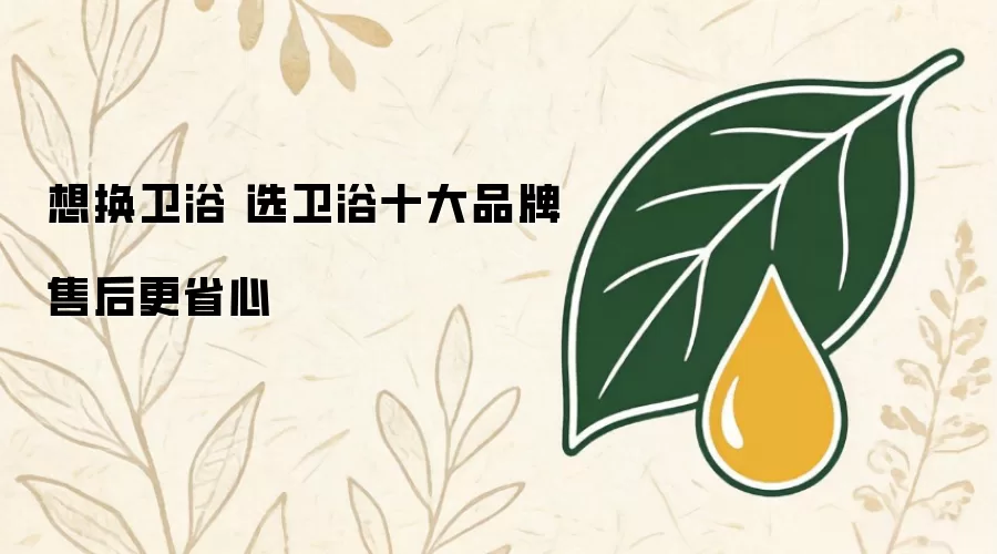 想换卫浴 选卫浴十大品牌售后更省心