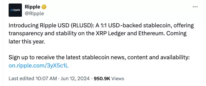 Ripple稳定币RLUSD是什么？RLUSD币运作原理及未来展望