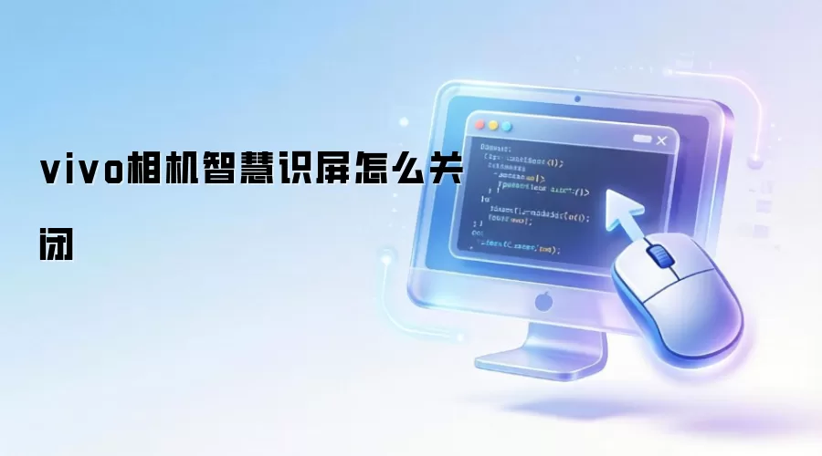 vivo相机智慧识屏怎么关闭