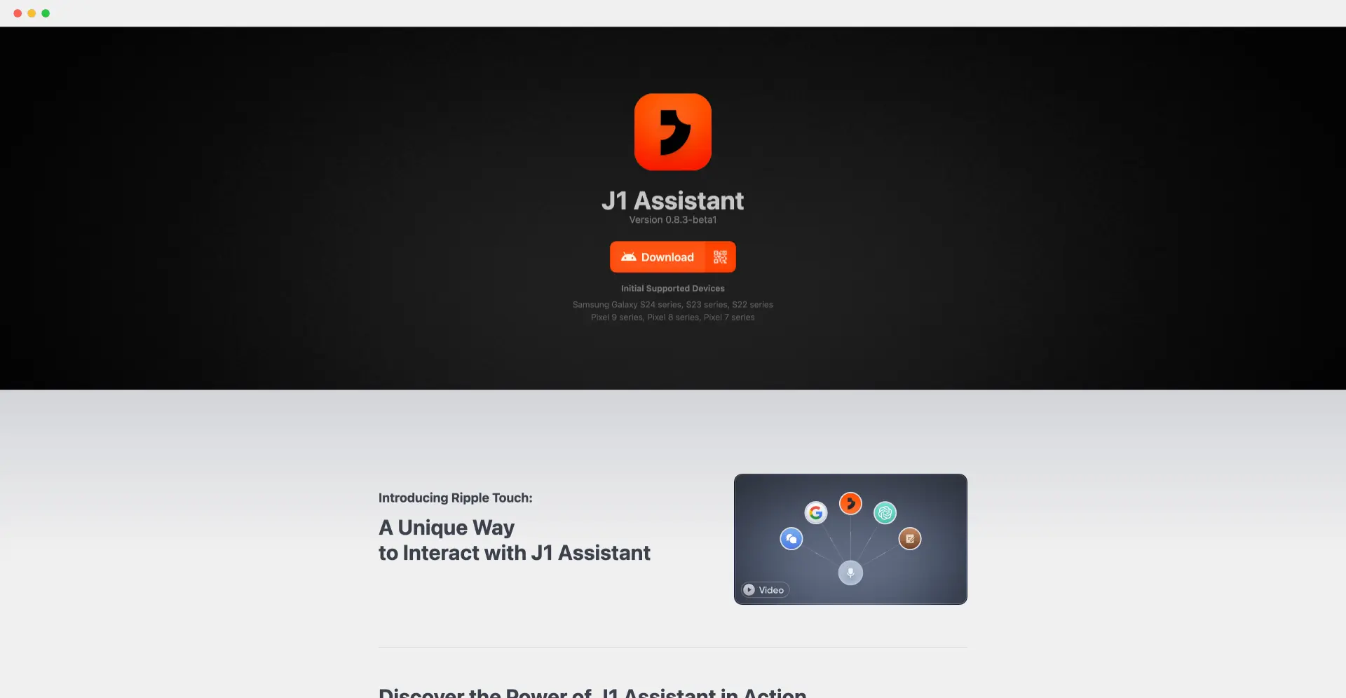 J1 Assistant：罗永浩旗下Jarvis初创公司推出的AI 助手