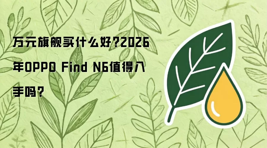 万元旗舰买什么好？2026年OPPO Find N6值得入手吗？