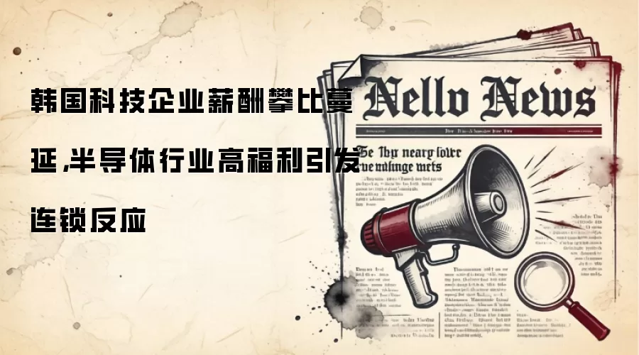 韩国科技企业薪酬攀比蔓延,半导体行业高福利引发连锁反应