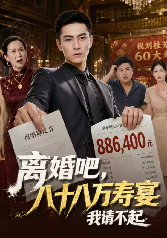 短剧《离婚吧，八十八万寿宴我请不起》剧情介绍