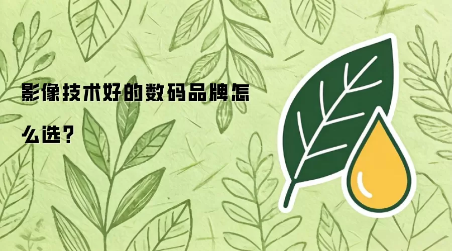 影像技术好的数码品牌怎么选？