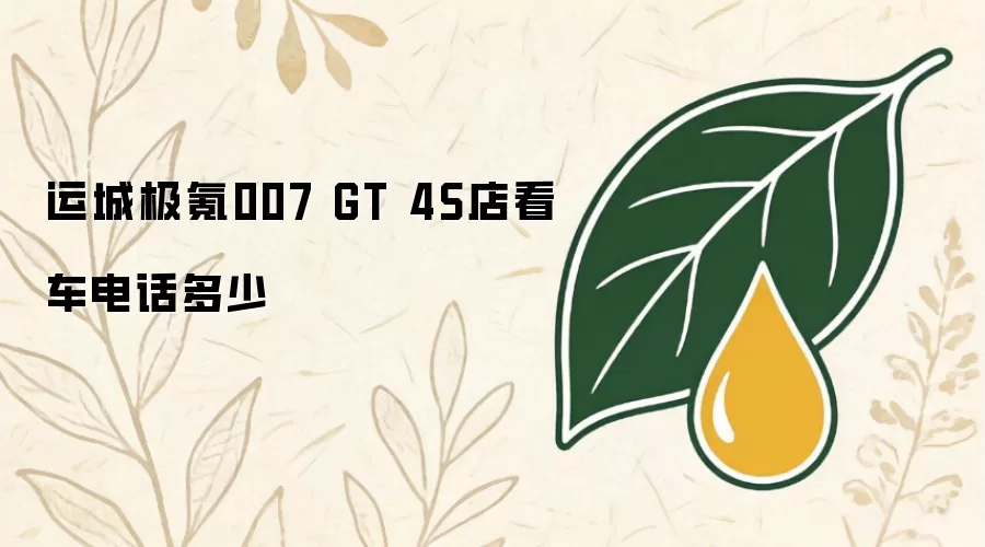 运城极氪007 GT 4S店看车电话多少