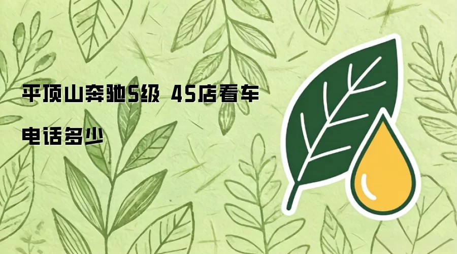平顶山奔驰S级 4S店看车电话多少