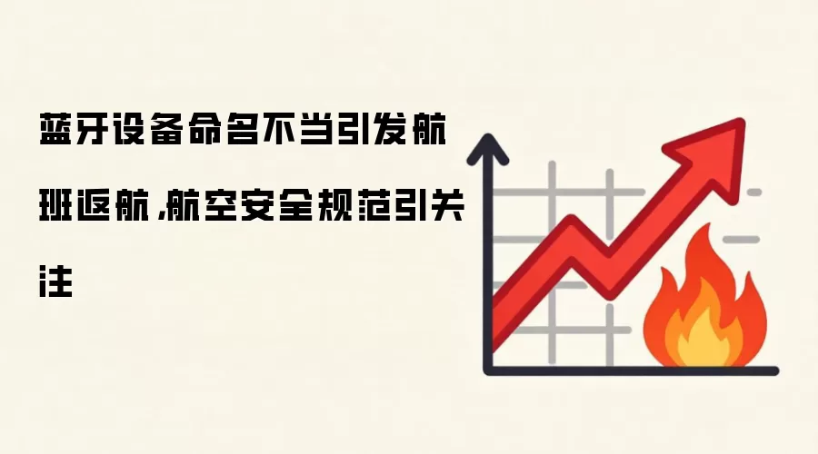 蓝牙设备命名不当引发航班返航，航空安全规范引关注
