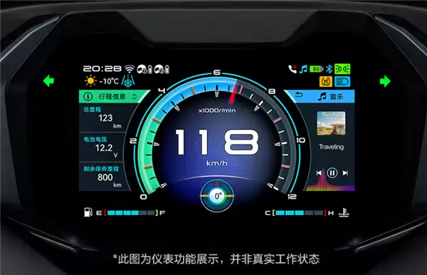 极速138km/h！豪爵龙骨大踏板旅行者TVL350上市：28980元起