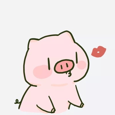 可爱卡通小猪头像
